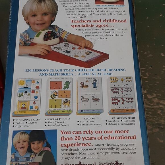 Albert The Teaching Robot Reading Math Educational Insights 5950 Ages 3-6 VTG - Picture 8 of 11